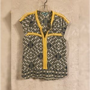 Blue and Yellow Blouse, Karlie S